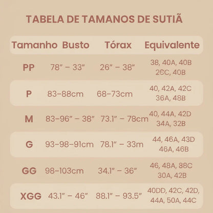 Sutiã Push-Up com Bojo Gel